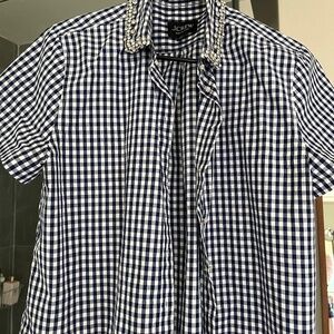 Jcrew cropped shirt